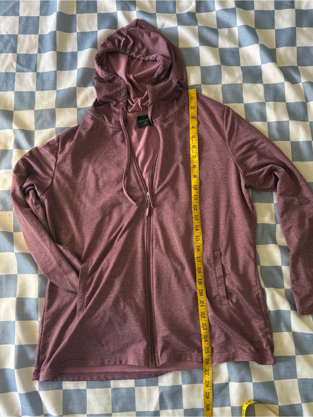 32 Degrees Women's Zip-Up Hoodie in Plum